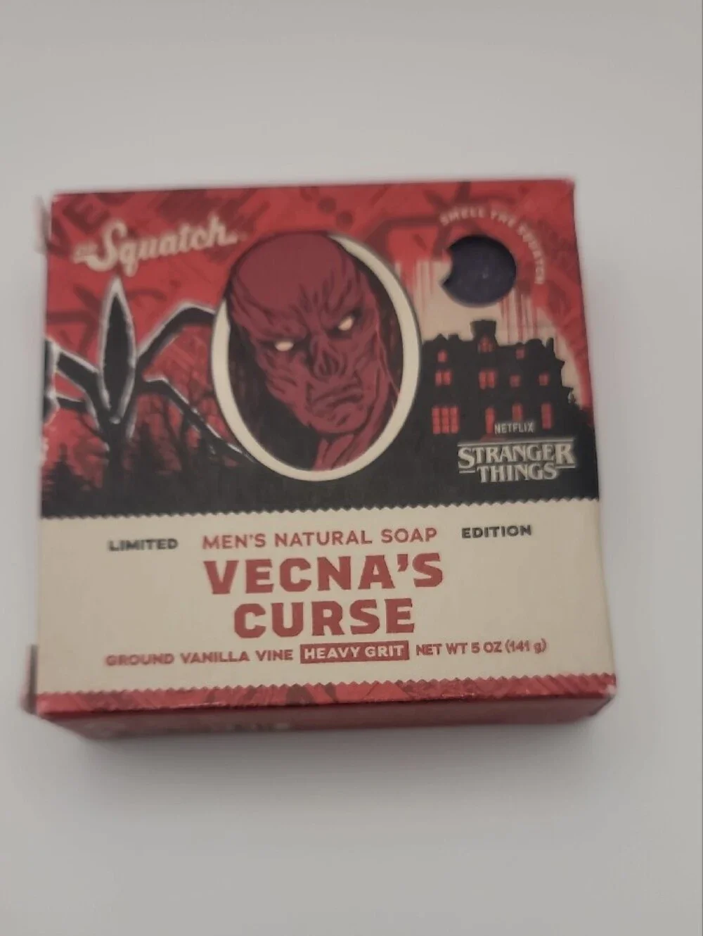 Dr. Squatch Stranger Things Experiment No. 011 Men's Natural Soap - Blue & Cream